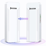 Gigabit Wireless Bridge, 5.8GHz 5KM Point to Point WiFi Bridge Outdoor| with 100Mbps/1000Mbps LAN Po