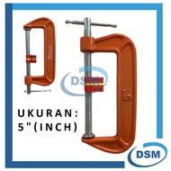 KAYU Bison CLAMP C 5 INCH WOODEN PAINT CLAMP G WOOD CLIP TOOL IRON CLAMP