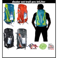 [Ready Stock] Deuter Act Trail Pro 34L - BackPack-Travel-Outdoor-Sport