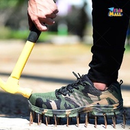 Safety Boot Shoe Low Cut Safety Outdoor Army Camouflage THOR-(526) Kasut Safety Army Camouflage