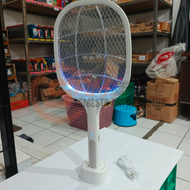 Kenmaster Raket Listrik Nyamuk Lalat Serangga KM-108 Electric Racket Aman Anti Kesetrum