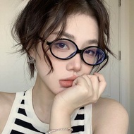 Myopia glasses with small eyes (0-4) degrees, Korean style, plastic material, suitable for small fac