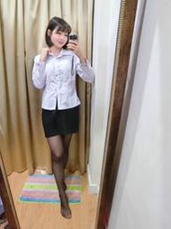 ♥玩美主題趴♥C16 專櫃制服上衣 OL制服上衣 OL襯衫 銀行制服上衣 緞面上衣絲質上衣 緞面襯衫 二手襯衫