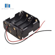 8pcs Aa Cells Battery (12v) Clip Holder Box Case Black