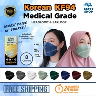 Medical Mask KF94 20pcs【24hrs Ship】Medishield K94 Mask Face Mask 4 Ply 醫用口罩 KN94 Individually Pack 四层一次性医护 Medical 口罩