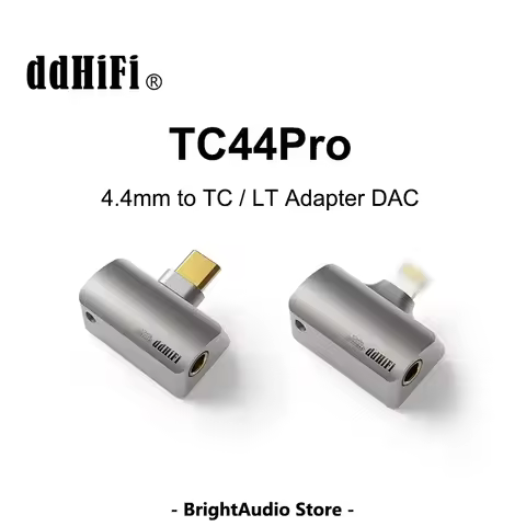 DD ddHiFi TC44Pro / TC44Pro E2 4.4mm Balanced to USB C LT Adapter DAC Dongle Dual CS43198 CS43131 DS