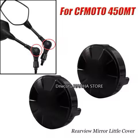 Motorcycle Rear View Side Mirrors Little Cover Reflector Rearview Mirror Decorative Cover For CFMOTO