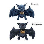 NEW Ozzy Osbourne Bat, 25CM Ozzy Plush Bat-biting Toy Doll Stuffed Figure Throw Pillows Black Sabbat