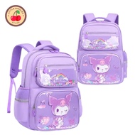 Little Giggles - Kuromi Melody Cinnamoroll Girl's Bag Backpack Carrying Bag Backpack for Elementary 