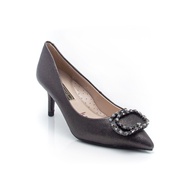 ELISA LITZ KEIRA HEELS - BLACK AND SILVER