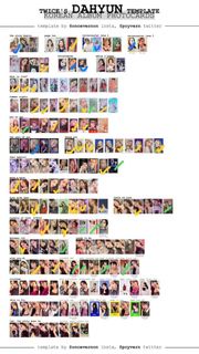 Twice Dahyun 專輯小卡