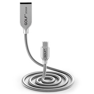 鋅合金接頭 Micro USB 彈簧傳輸線-1M（活動）