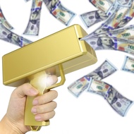 Super Money Guns Paper Playing Spary Gun Make it Rain Toy Gun, Handheld Cash Fake Bill Dispenser Sho