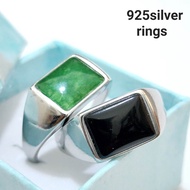 (1pc)Original 925 silver rings for Men cincin lelaki perak925