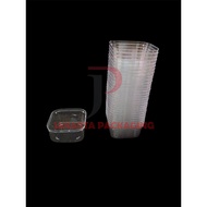 JELLY CUP CH 7575 + LID Per Pack contains (50 Pcs) Pudding Cup Glass/