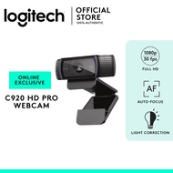 Logitech C920 HD Pro Webcam, Full HD 1080p/30fps Video Calling, Clear Audio