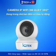 [IQTEK] 3M Wifi IP Camera 360 rotation, 3M resolution – Night color available –