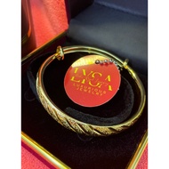 Bangle SOLID Material Shine StripeSand Extendable 35gm [SKU/B-03(H)]シャイニングストライプサンドエクステンダブル 35gm