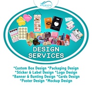 ARAMADA DESIGN SERVICES Servis Design Custom Box / Sticker Label / Banner Banting / Packaging / Mock