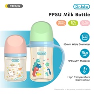 Dr.isla PPSU Milk Bottle Wide Neck Botol Susu Teat Nipple Puting Susu Wide Neck Puting Anti-0colic