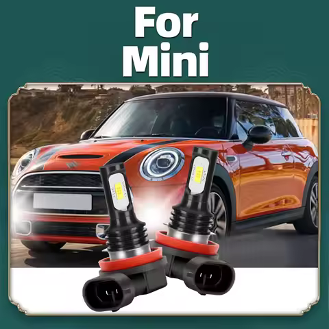 2pcs Canbus LED H8 H11 For Mini Cooper F55 F56 R56 F54 Clubman R55 F57 Convertible R57 R60 R58 R61 R