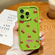 Trendy Red Cherry Case For OPPO A7 A12S F11 A9X A94 A79 A80 A57 A77 A5SReno 4F 5F 7Z 8Z A53 A33 A3 P