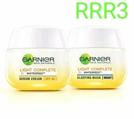 GARNIER krim malam dan krim siang bright complete 50ml