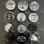 4pcs 62mm 2.44\ 57mm Toyota Logo Car Wheel Center Hub Caps for Toyota Corolla Camry Highlander Prius