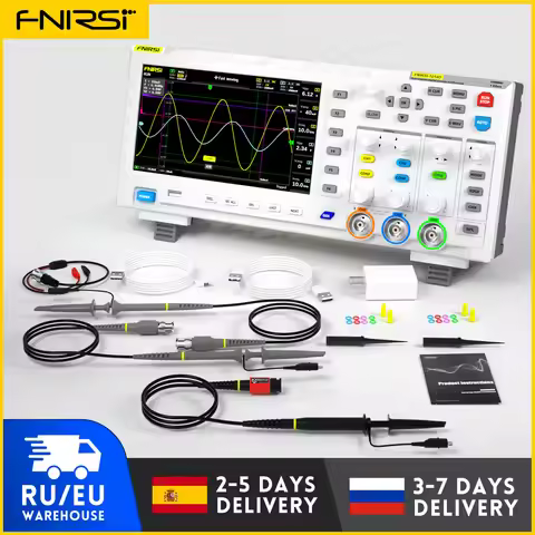 FNIRSI 1014D Digital Oscilloscope 2 In 1 Dual Channel Input Signal Generator 100MHz* 2 Analog Bandwi