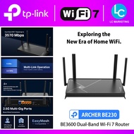 TP-Link Archer BE220 / BE230 WiFi 7 BE3600 Router Dual-Band with EasyMesh HomeShield