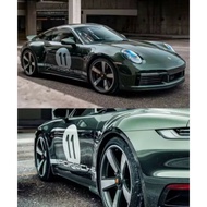 Porsche 911 Car Stickers Pull Flower 992 718 targa Unique Full Body Decoration Modified Sports Stick