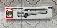 【G&amp;T】純日貨 TOMICA 多美小汽車 長車 新車貼 NO.136 凱迪拉克 Escalade 禮車 460251