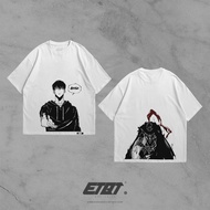 [New Released] ETQT WorldWide - Anime Shirt - Solo Leveling - Manga Style - Jinwoo And Igris - Arise