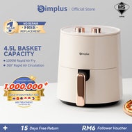 Simplus 13 in 1 Air Fryer | 4.5L Large Capacity | 1300W Power | 360° Rapid Air Circulation | Less Fa
