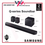 Samsung HW-Q990F/XM 11.1.4Ch Q-Series Soundbar with Wireless Subwoofer & Rear Speaker 2025 Dolby Atm