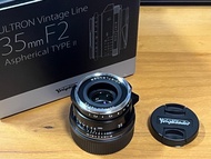 voigtlander ultron vintage line 35mm f2 aspherical type ii(M mount)