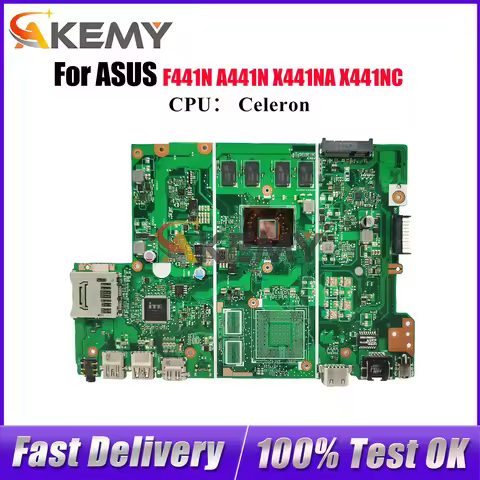 X441NA Laptop Motherboard For ASUS VivoBook X441N F441N X441NA A441N X441NC Mainboard With Celeron C