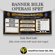 BANNER BILIK OPERASI SPBT BOSS TEMA BLACK