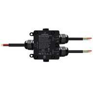 DOMRAEM ESP32 WLED Addressable 2CH LED Controller 20A Fuse Built-in Relay Mic WS281X SK6812 Music Sy