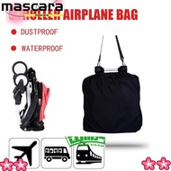 Stroller Bag, 52×50×20cm/117×58×40cm Black Stroller Airplane Bag, Portable Luggage Storage Waterproo