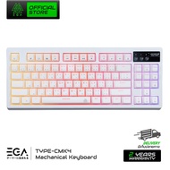 EGA คีย์บอร์ดเกมมิ่ง TYPE CMK4 TKL Mechanical Switch Full RGB ไฟทะลุบน-ล่าง เชื่อมต่อWireless และ แบ