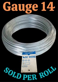 GI Wire ▪️ Galvanized Iron Wire ▪️ Sold per Roll. Alambre.  Hindi nangangalawang. Pang Sampayan atbp