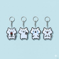Funny Capoo Cat Keychain