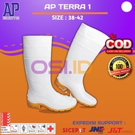 OSI.ID Sepatu Boot Tinggi AP BOOTS AP TERRA 1 PUTIH PERAIRAN, PERIKANAN/sepatu panjang karet pria/se