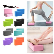 [Available] 2 Pieces Yoga Blocks Pilates Meditation Stretching Exercise Foam Accessories EVA Blocks 