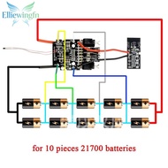 ELLIEMY Charging Protection Board, Protective 20V Li-Ion Battery Protection Board, Overcharge Protec