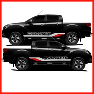 Mazda BT 50 pro สติ๊กเกอร์แต่งชายประตูMazda สติ๊กเกอร์ลายศูนย์มาสด้าบีที 50โปร สติ๊กเกอร์ติดรถ ชุดแต