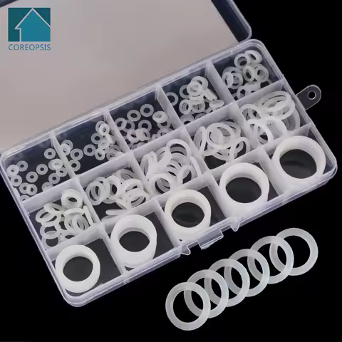 150PCS 160PCS PCP Paintball Sealing O Rings White Silicone Replacements OD 6mm-30mm CS 1mm 1.5mm 1.9