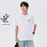 gxg.jeans | เสื้อยืดคู่รักแขนสั้นลายปัก สำหรับฤดูร้อน 100% คอตตอน