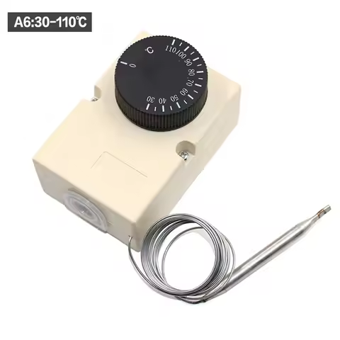 Electrical Appliance Knob Control Capillary Thermostat, Temperature Range: -30-30C, 0-40C, 0-50C, 0-